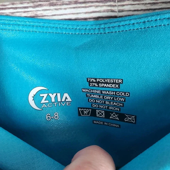 Zyia Active Womens Size 6-8 Venom Ombre Light n Tight 7/8 24" Leggings - Picture 12 of 12